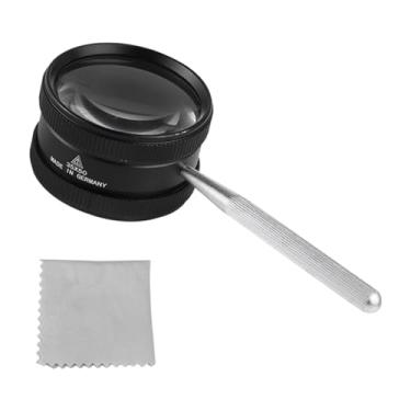 Imagem de Hailong Ming Lupa de Mão com Ampliação de 35x, Presente Premium, Fácil de Usar, Portátil, Alta Ampliação, com Pano de Limpeza para Carimbos E Joias.