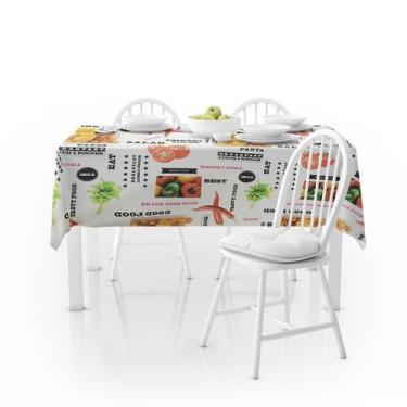 Imagem de Toalha de Mesa Plástica Térmica Impermeável PVC Estampada 4,00x1,40m C
