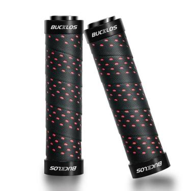 Imagem de Alça de guidão de bicicleta BUCKLOS Double Lock Soft Rubber 13 cm