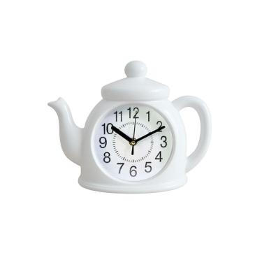 Imagem de Relógio Parede Analógico Decorativo Cozinha Modelo Chaleira