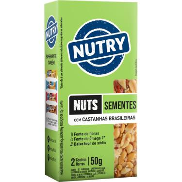 Imagem de Barra de Nuts Sementes Nutry 50g 2 Unidades