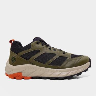 Imagem de Tênis Couro Macboot Akar 05 Feminino, Verde, Preto, 39