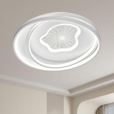 Imagem de Luminária de Teto LED 90W - 3 Cores Ajustáveis 3000K/4000K/6000K, Espectro Completo sem Cintilação, Ideal para Luminária de Teto para Sala, Quarto e Cozinha em 15-28m² - 127V/220V Bivolt