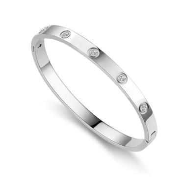 Imagem de TruNova Pulseiras de ouro para mulheres, banhado a ouro 18K, pulseira da amizade, pulseira de aço inoxidável, joias presentes para mulheres, 21, Aço inoxidável, Sem Pedra Preciosa