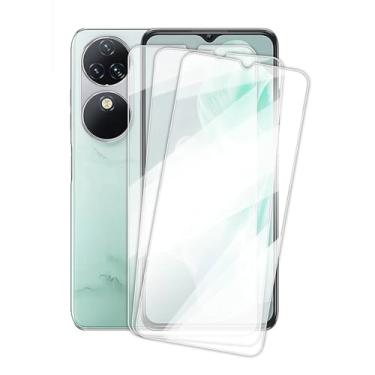 Imagem de Para Oukitel C38, vidro protetor de tela 3PCS de vidro transparente temperado de 6,6 polegadas
