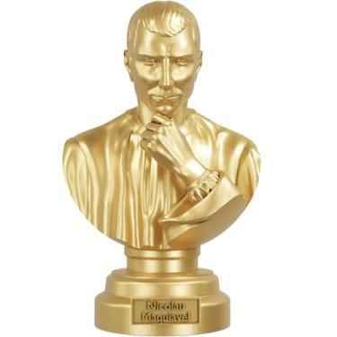 Imagem de Estátua Busto Nicolau Maquíavel (Cor Ouro)