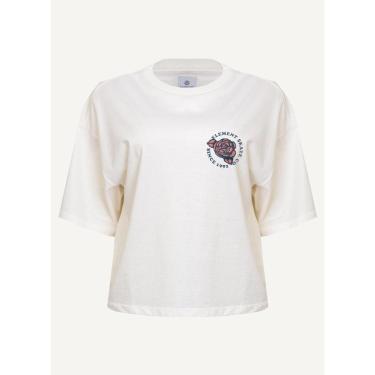 Imagem de Camiseta Element M/C Rosary Cropped Off White-Feminino