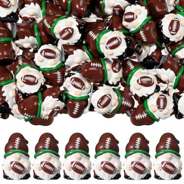 Imagem de Weysat 36 minignomos de futebol de resina, estatuetas de futebol para esconder tema esportivo, gnomos, lembrancinhas de festa, presente para amantes de esportes, bandeja em camadas, ornamentos de
