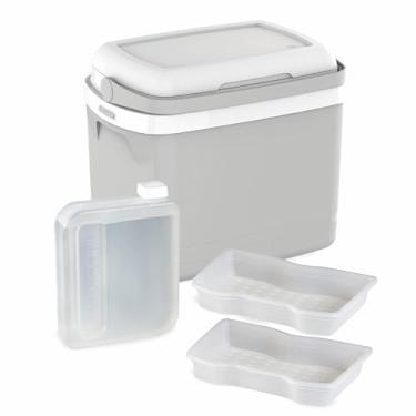 Imagem de Caixa Térmica Cooler Acessórios 32 L Cinza Tropical - Soprano