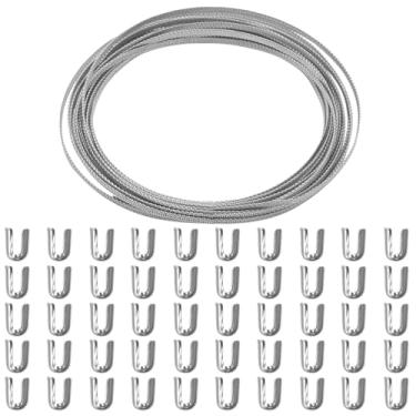 Imagem de laffoonparts Desossagem flexível de aço inoxidável 304 para espartilhos, 10 metros de barbatanas planas em espiral de 5 mm com 50 pontas, ideal para fantasias e saias de argola