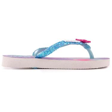 Imagem de SANDALIAS HAVAIANAS K SL GLITTER II n° 27/28 BRANCO/AZUL WATER