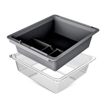 Imagem de Conjunto de Organizador Console Central Kit Caixa Armazenamento com Gaveta Escondida para substituição no Model 3 Y 2021-2022