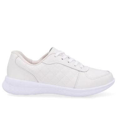 Imagem de Tenis Usaflex Metalasse Couro Ref Ud02003 Branco 035