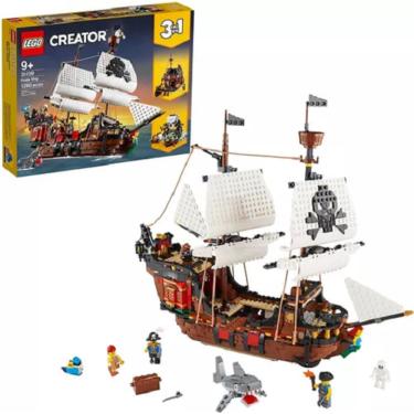 Imagem de Lego 31109 Creator 3 em 1 Navio Pirata Ilha Caveira Taverna - 1260 Peças