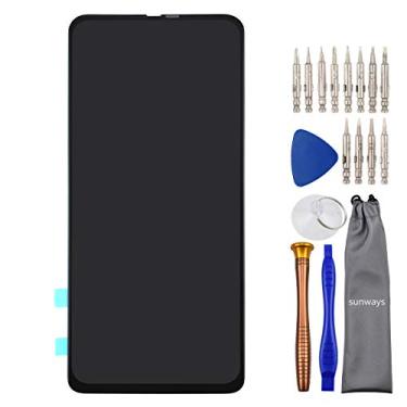 Imagem de Sunways Substituição de tela de vidro LCD digitalizador de toque para Motorola One Hyper XT2027-1 XT2027 Preto