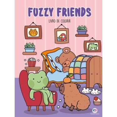 Imagem de Livro - Fuzzy Friends - Para Colorir