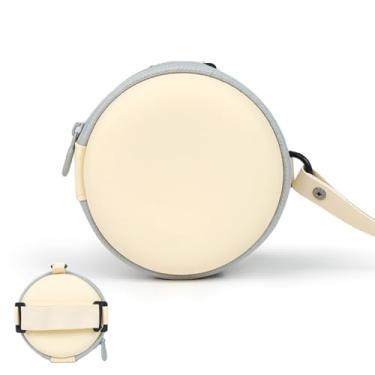 Imagem de MOLOVA Capa de fone de ouvido e armazenamento de fone de ouvido – Bolsa organizadora de cabos para AirPods, fones de ouvido, carregador, cabo, USB, cartão de memória, chave, batom. Capa de viagem à