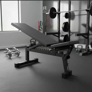 Imagem de Banco Supino Musculação Regulável Academia 125cm - Runtter