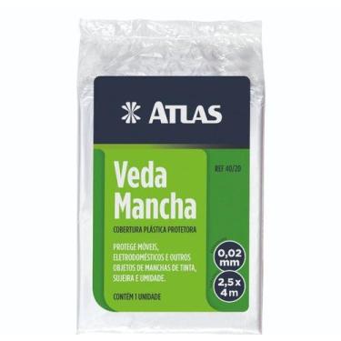 Imagem de Lona Plastica Pintura Atlas Ref 40/20 Veda Mancha