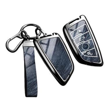 Imagem de Capa de chave de carro de couro de liga de zinco compatível com BMW F20 G20 G30 X1 X3 X4 X5 G05 X6 X7 G11 F15 F16 G01 G02 F48 Acessórios para automóveis((A4) speaker 2)