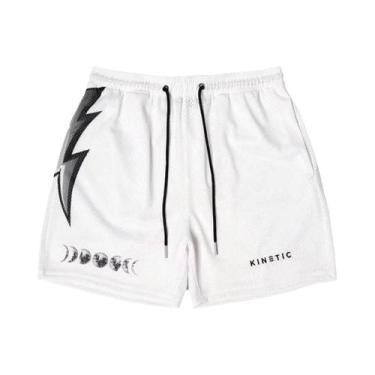 Imagem de Bermudas De Malha Para Academia Masculinas De Verão, Calças Casuais De