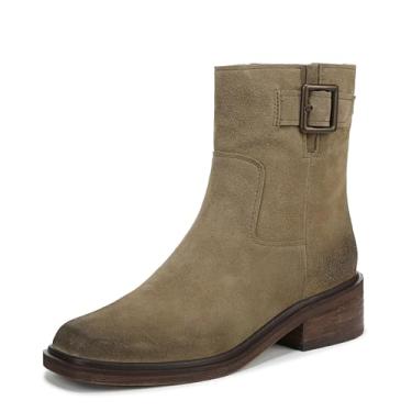 Imagem de Franco Sarto Gillian Ankle Boot feminina, Camurça verde cáqui, 37 BR