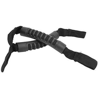 Imagem de SPYMINNPOO Alça de Apoio de Cabeça de Veículo para Wrangler Unlimited JK 2007-2018, Alça de Segurança de Nylon Confortável para Aventuras Off-road, 2 Peças para Proprietários de Carros