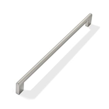 Imagem de khtumeware Puxador de eletrodoméstico, orifício central de 30,5 cm, 1 pacote com 1 puxador de armário de níquel acetinado escovado puxador de gaveta de cozinha sólido para armário de banheiro