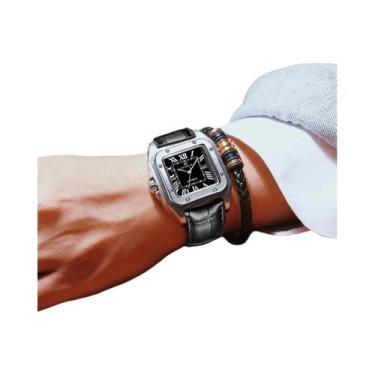 Imagem de Relógio De Quartzo Casual E Elegante Para Homens, Presente Versátil Pa