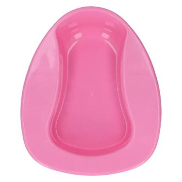 Imagem de CUOFYUNL Bandeja de cama grande para enfermagem, engrossar 10 graus de inclinação, comadre para mulheres grávidas idosas (Rosa)