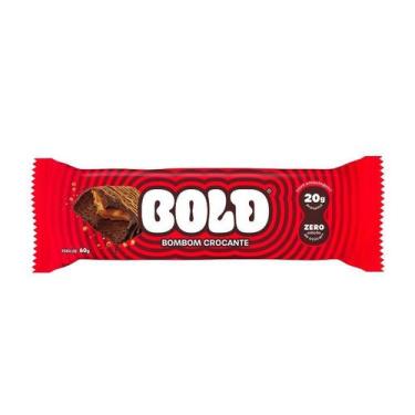 Imagem de Barra De Proteína Sabor Bombom Crocante Bold Bar 60g Suplemento Alimen