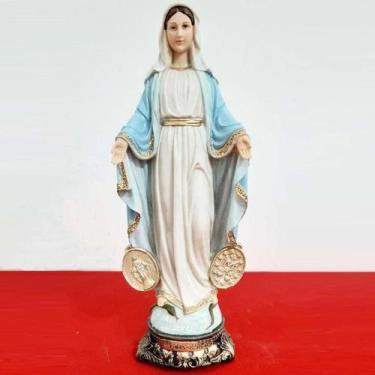 Imagem de Imagem de Nossa Senhora das Graças em Resina - 30 cm - Soul Turista
