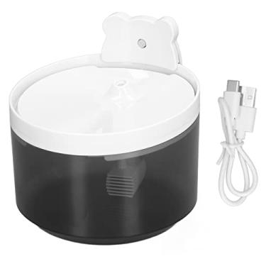 Imagem de Fonte de água para gatos SIWOTED Filtragem de circulação automática inteligente silencioso destacável dispensador de água para cães