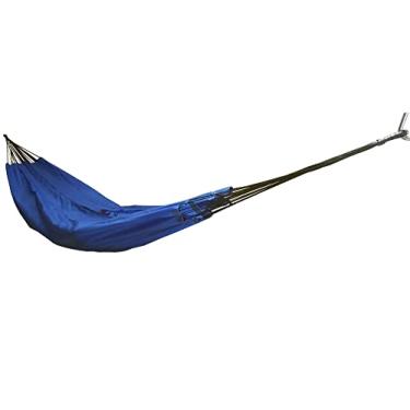 Imagem de Rede de dormir nylon Camping, Pesca, Selva, lazer (AZUL ROYAL)