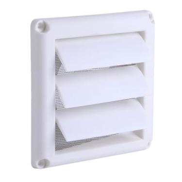 Imagem de TOPINCN 15x15cm 20x20cm Grade de Ventilação de Ar Plástica Tampa de Ventilação de Parede Grade de Duto Com Tela Mosquiteira para Abertura de Teto de Casa Escritório (15 * 15cm)