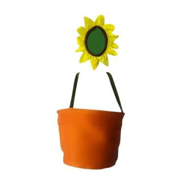 Imagem de simhoa Fantasia de vaso de flores para cosplay, roupa divertida para apresentações e bailes de máscaras, para Crianças