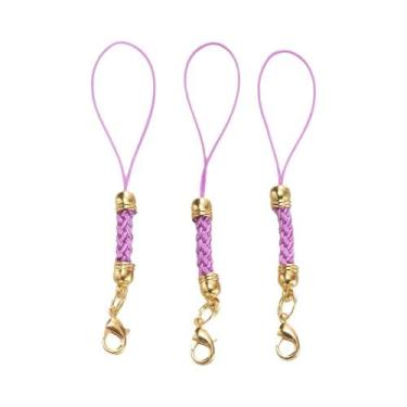 Imagem de Corda Para Chaveiro DIY Com Fecho Lagosta, Argolas De Ligação, Cordão 