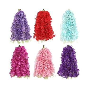 Imagem de Guirlanda De Flores Artificiais Wisteria De 60cm, 10, 20, 30PCS Para D