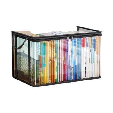 Imagem de Bolsa De Armazenamento Durável Em PVC Com Tampa Articulada E Janela De