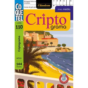 Imagem de Livro Coquetel Criptograma 110: Nível Médio