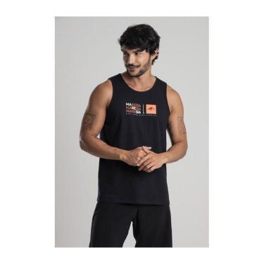 Imagem de Camiseta Regata Cavada Maresia Step Mescla Masculino Adulto Ref. 10382786-Masculino