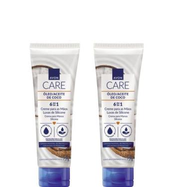 Imagem de Luvas de Silicone Óleo de Coco 6 EM 1 75g (2Un) - Avon