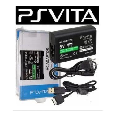 Imagem de Fonte Carregador Bivolt Ps Vita 1000 Com Cabo Usb - ADAPTOR