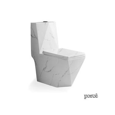 Imagem de Vaso Sanitário Monobloco Porcê Supremus Mármore (PVS53MBSFB-BR)