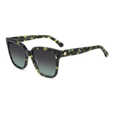 Imagem de Óculos de Sol Feminino Kate Spade KS Kiya 2/G/S PHW - Verde Havana 56,