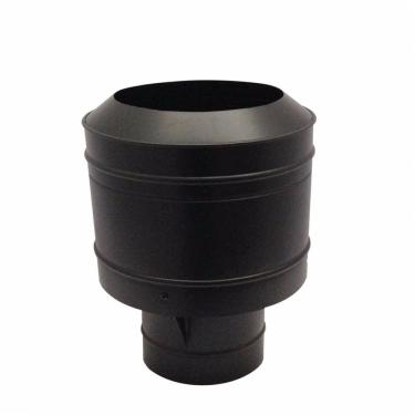 Imagem de Chapéu Preto Tipo Canhão Sputinik Chaminé 180 Mm De Diâmetro