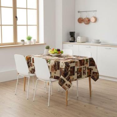 Imagem de Toalha De Mesa Baby Skin Temperos Rolo 1,37x20m Vinil PVC - Plast.co