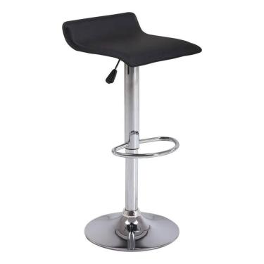 Imagem de Banqueta Bar Preta Aco Regulagem 76-98cm - Chair Preta