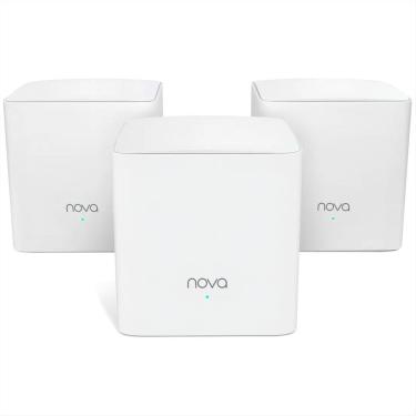 Imagem de Roteador Wi-Fi 5 Mesh Tenda Nova MW5c AC1200 - Dual Band 2.4 GHz e 5 GHz - Gigabit - MU-MIMO - com 3 Unidades