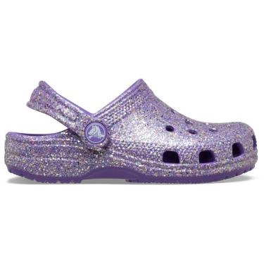 Imagem de Sandália Crocs Classic Fantasy Glitter Clog T Purple-Unissex